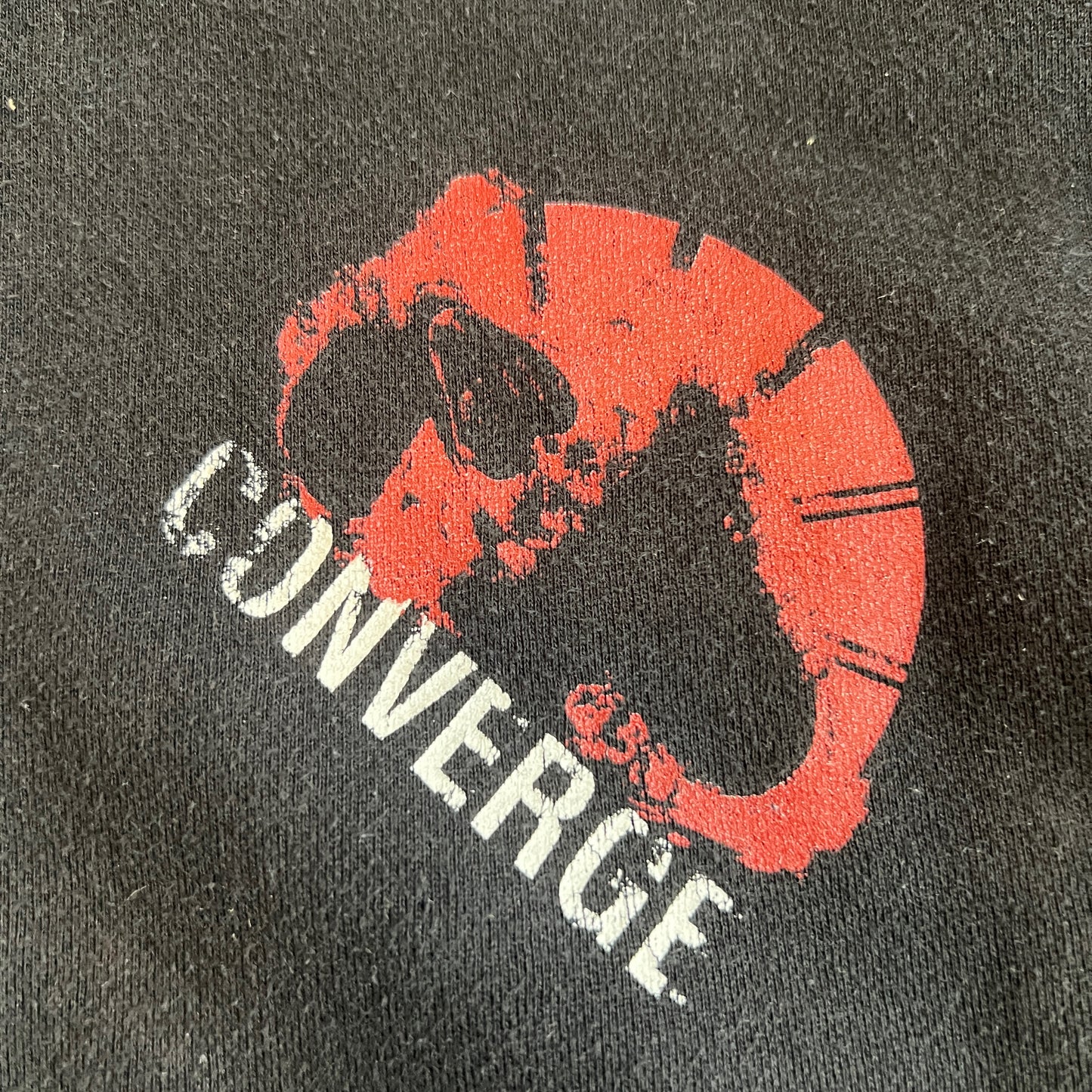 Converge Band No Heroes Zip Up Hoodie Size L