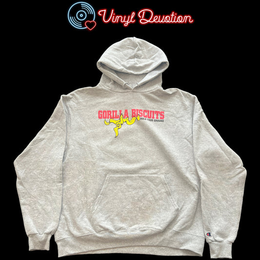 Gorilla Biscuits Band Hold Your Ground Pullover Hoodie Size XL