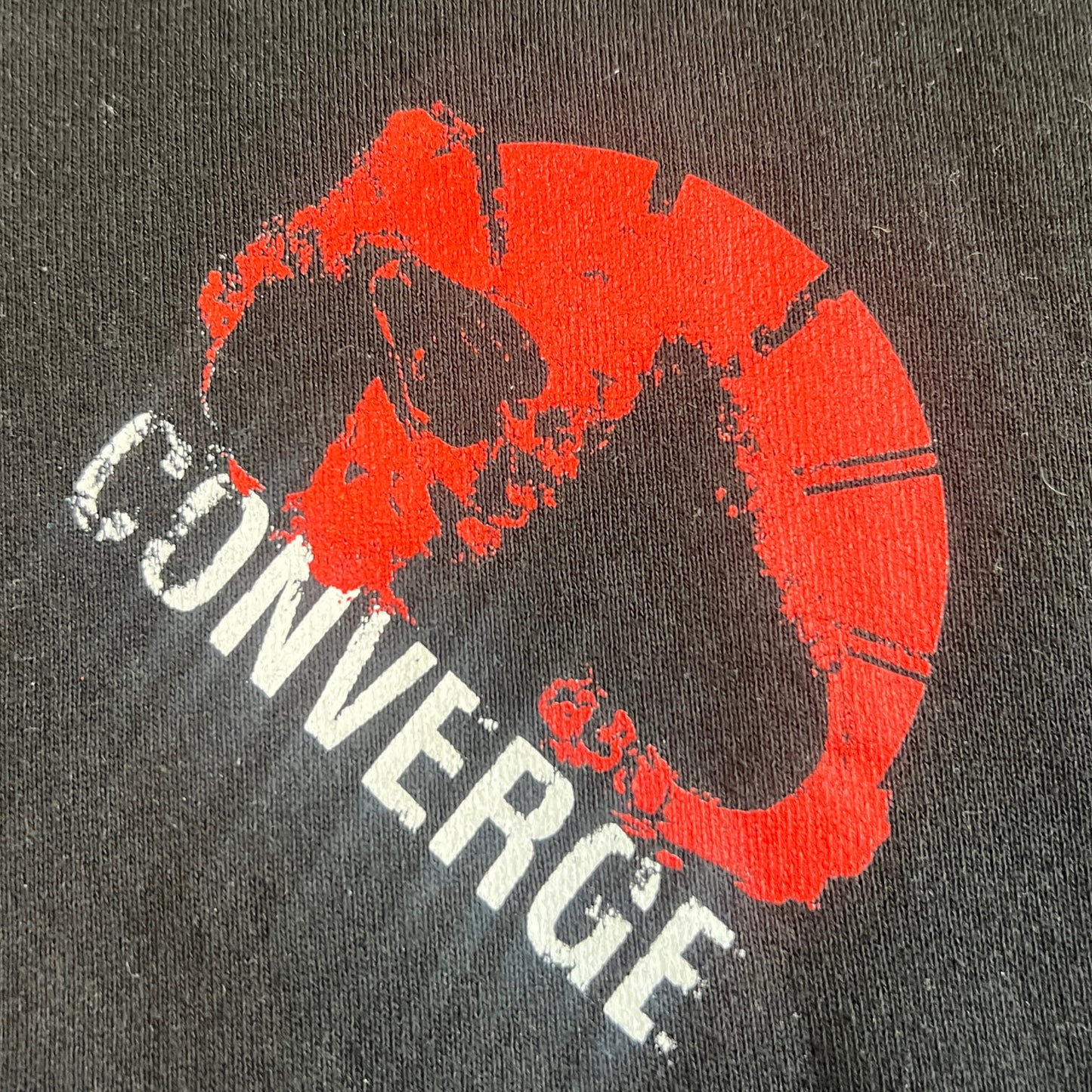 Converge Band No Heroes Zip Up Hoodie Size XL