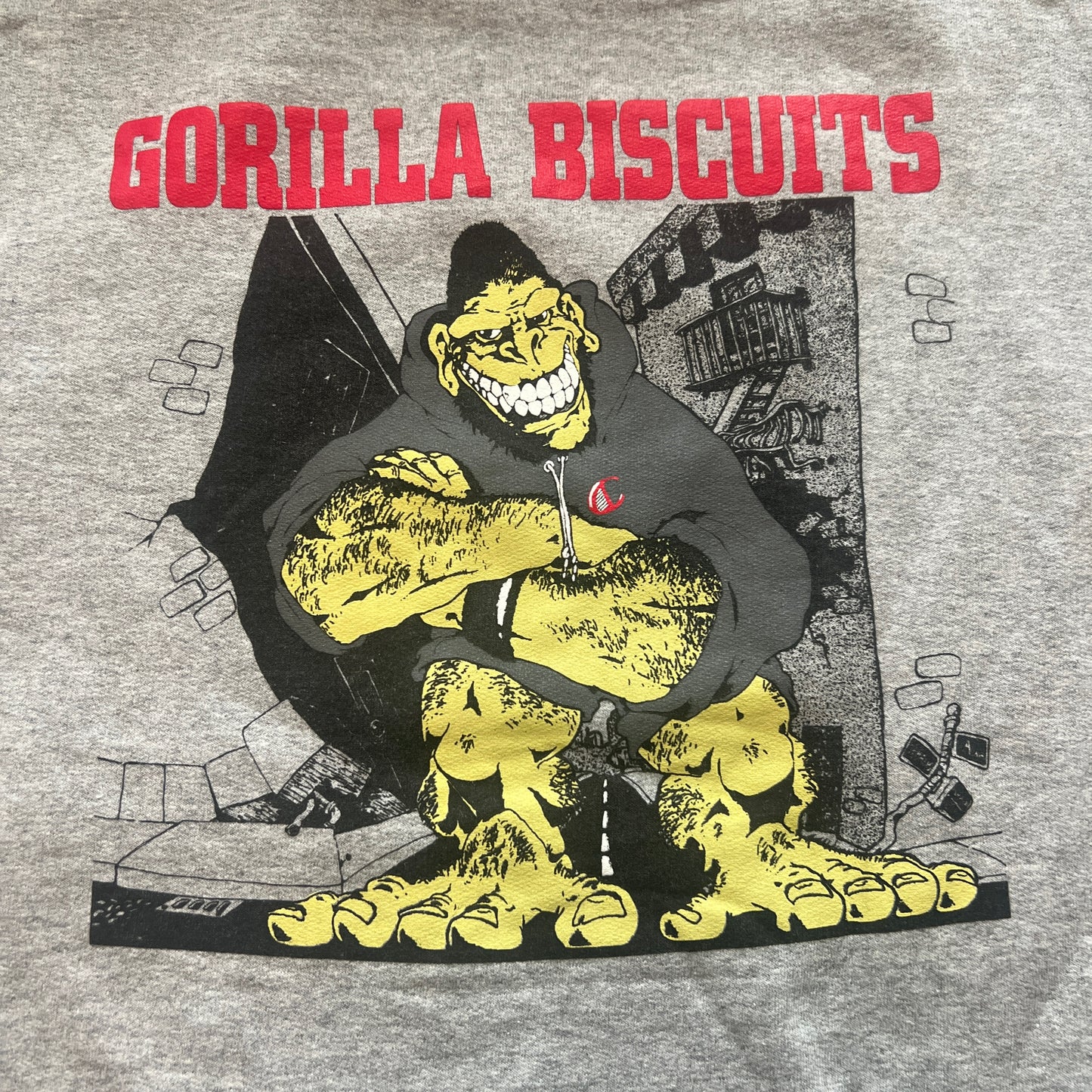 Gorilla Biscuits Band Hold Your Ground Pullover Hoodie Size XL