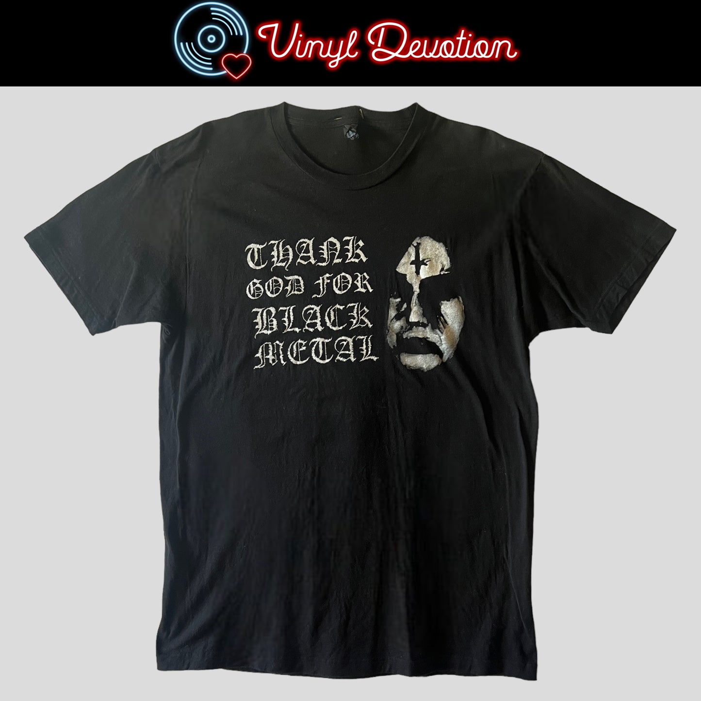 Thank God For Black Metal T-Shirt Size L