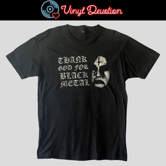 Thank God For Black Metal T-Shirt Size L