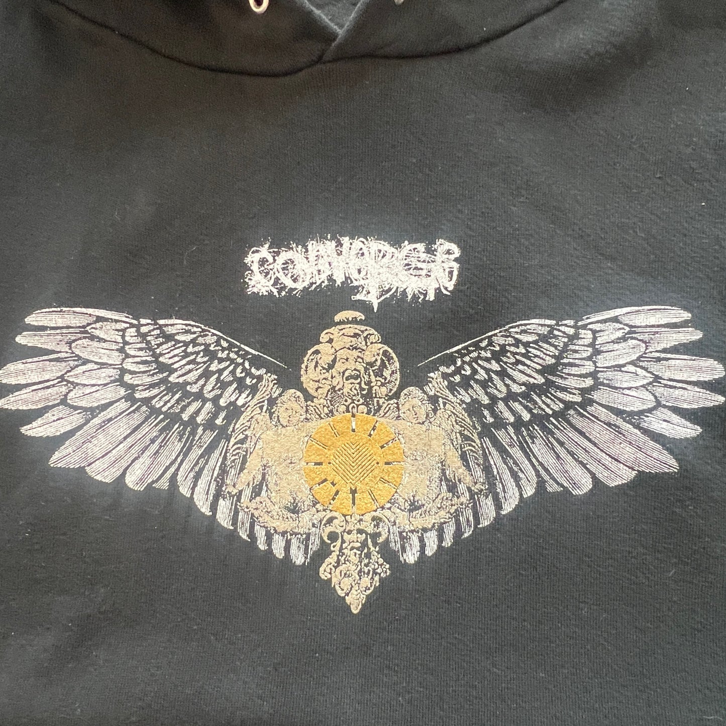 Converge Band When Forever Comes Crashing Wings Pullover Hoodie Size XL