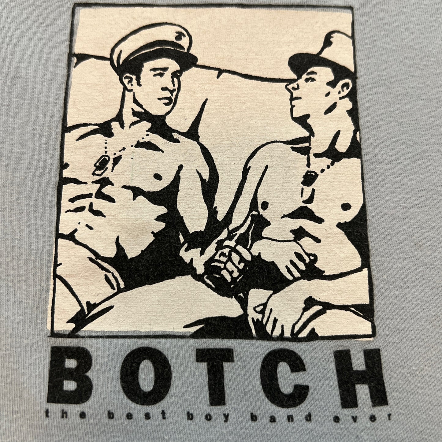 Botch Band Boy Band Vintage Baby Blue T-Shirt Size XL