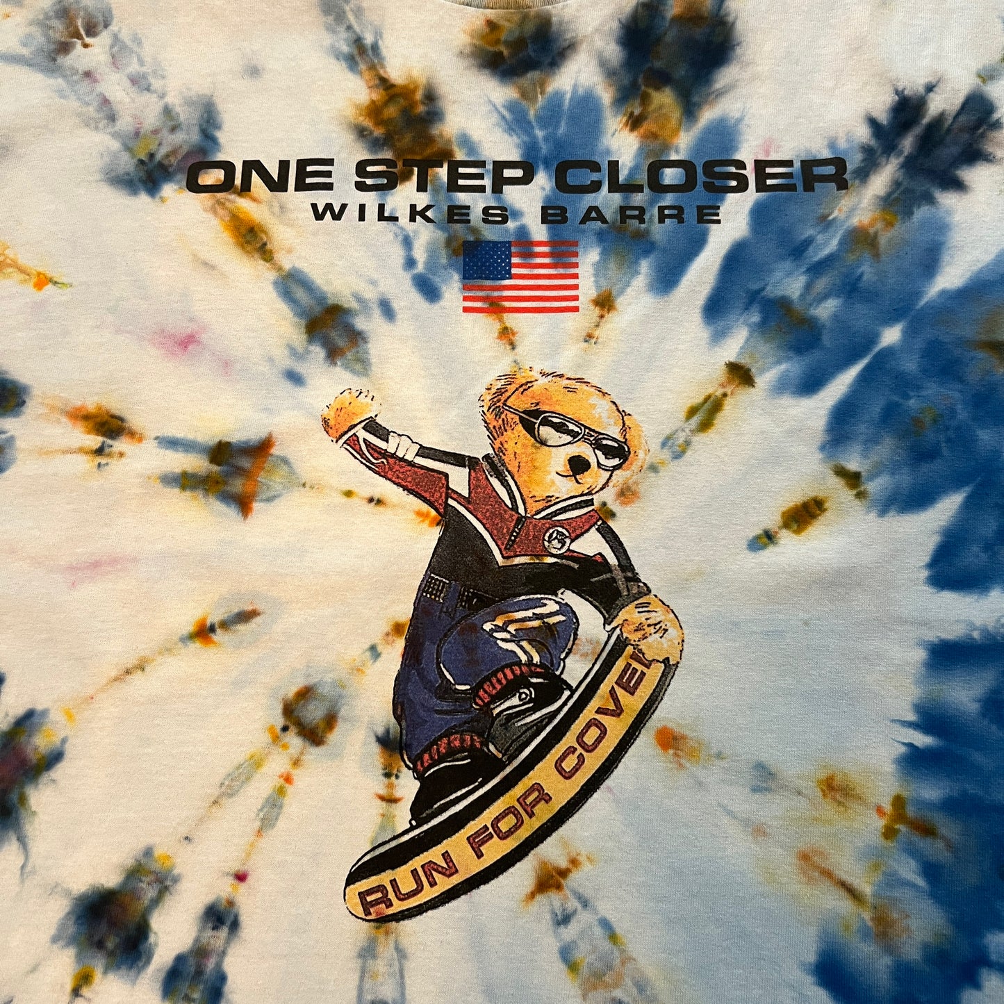 One Step Closer Band Run For Cover T-Shirt Tie-Dye Size Large Limited /15