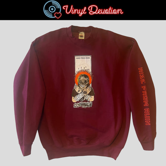 Converge Band Poacher Diaries Rise From Ruins 1999 Vintage Crewneck Sweatshirt Size XL