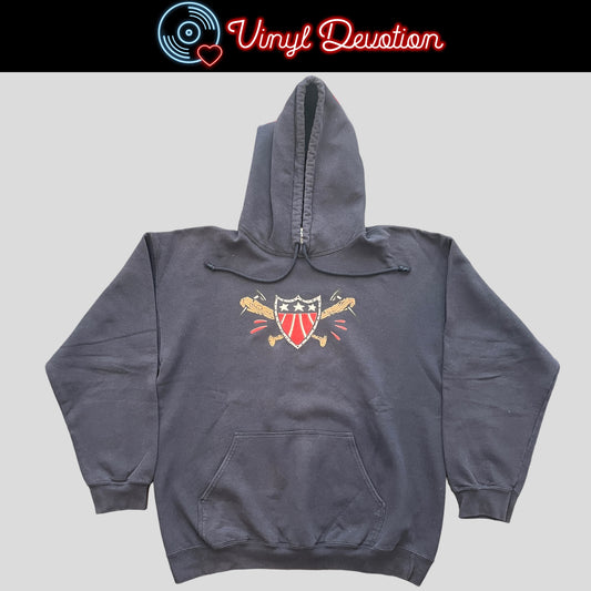 American Nightmare Band Please Die! Tour Pullover Hoodie Size Large Give Up The Ghost