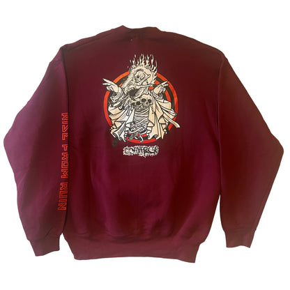 Converge Band Poacher Diaries Rise From Ruins 1999 Vintage Crewneck Sweatshirt Size XL