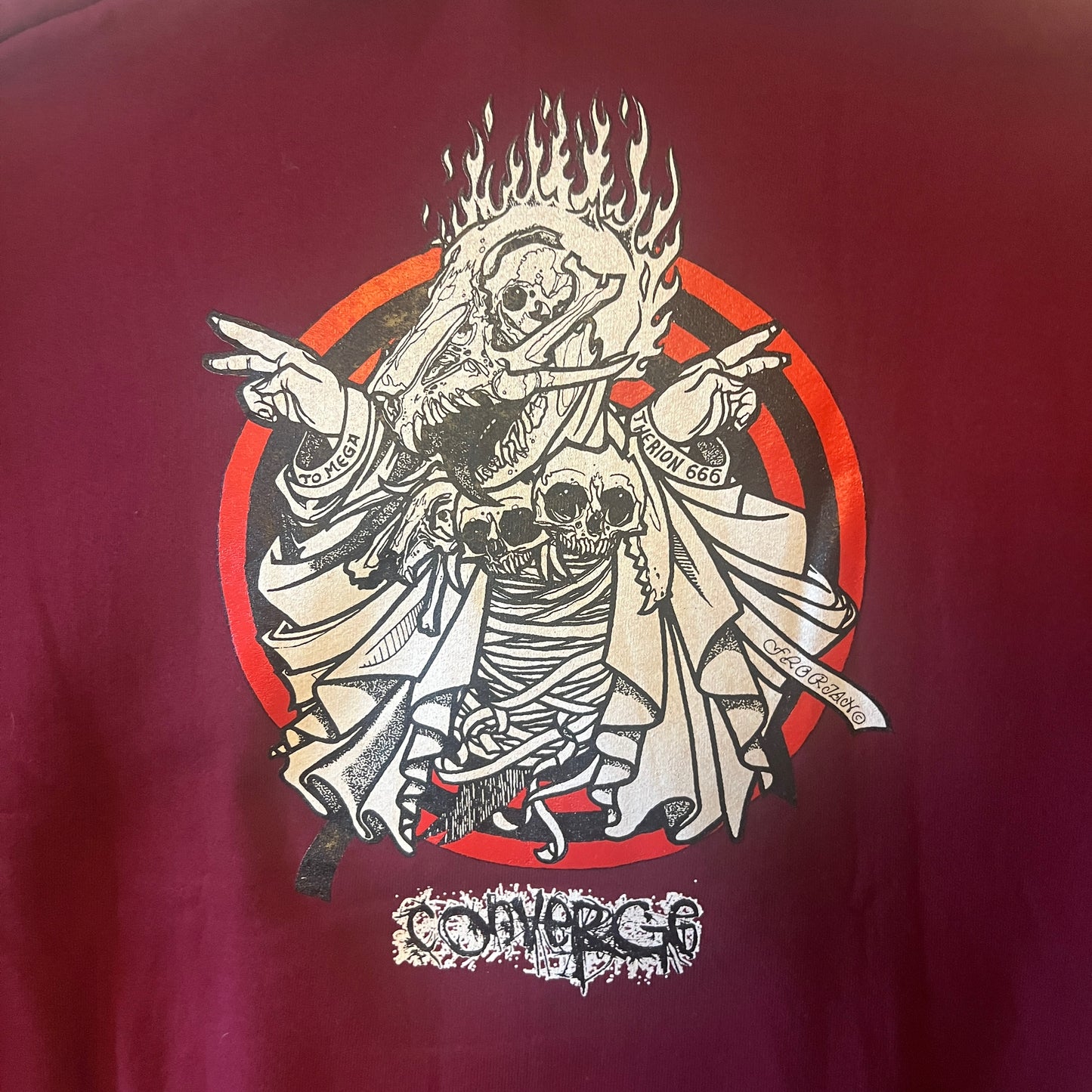 Converge Band Poacher Diaries Rise From Ruins 1999 Vintage Crewneck Sweatshirt Size XL