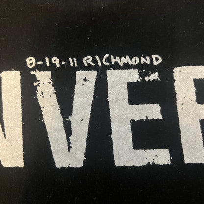 Converge Band 8-19-2011 Richmond VA Show T-Shirt Size Medium