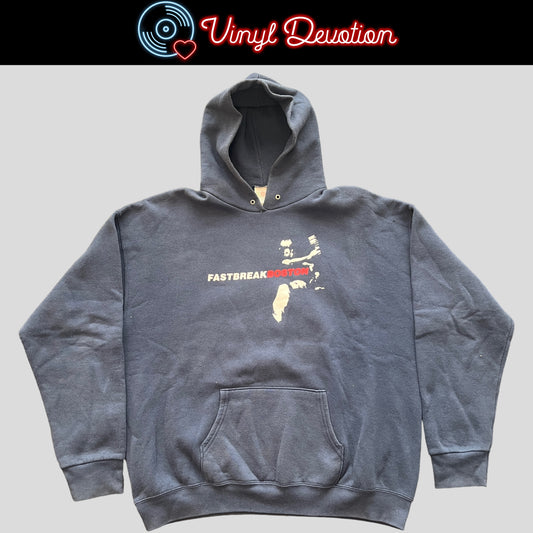 Fastbreak Band Boston Hardcore Vintage Pullover Dark Blue Hoodie Size XL