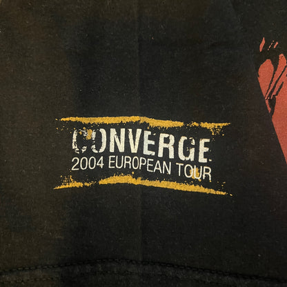 Converge Band 2004 Euro Mend Me Tour Vintage T-Shirt Size Large