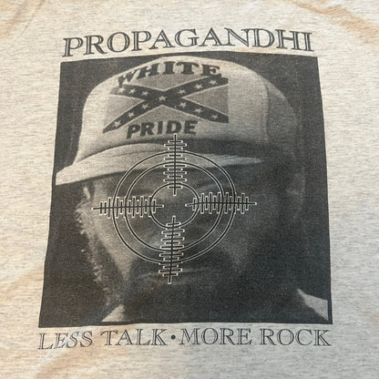 Propagandhi Band Less Talk More Rock Vintage T-Shirt Size XL