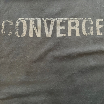 Converge Band Hatebreed Show Mashup "Hateverge" T-Shirt Size Large
