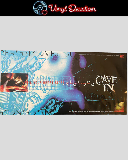Cave In - Until Your Heart Stops Vintage 1998 Promo Poster 12 x 24 inches