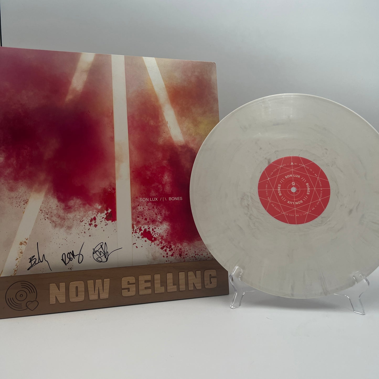 Son Lux - Bones Vinyl LP SIGNED Opaque Marbled