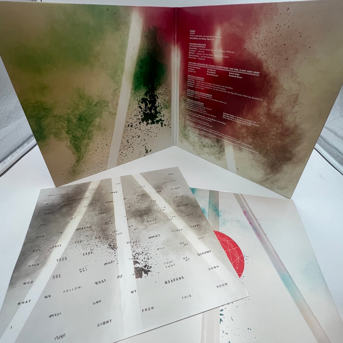 Son Lux - Bones Vinyl LP SIGNED Opaque Marbled