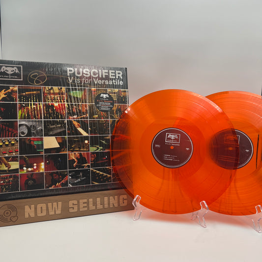 Puscifer - V is for Versatile Translucent Orange Vinyl LP Signed by Carina