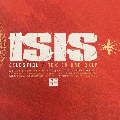 Isis The Band - Celestial Vintage 2000 Poster 10 x 26
