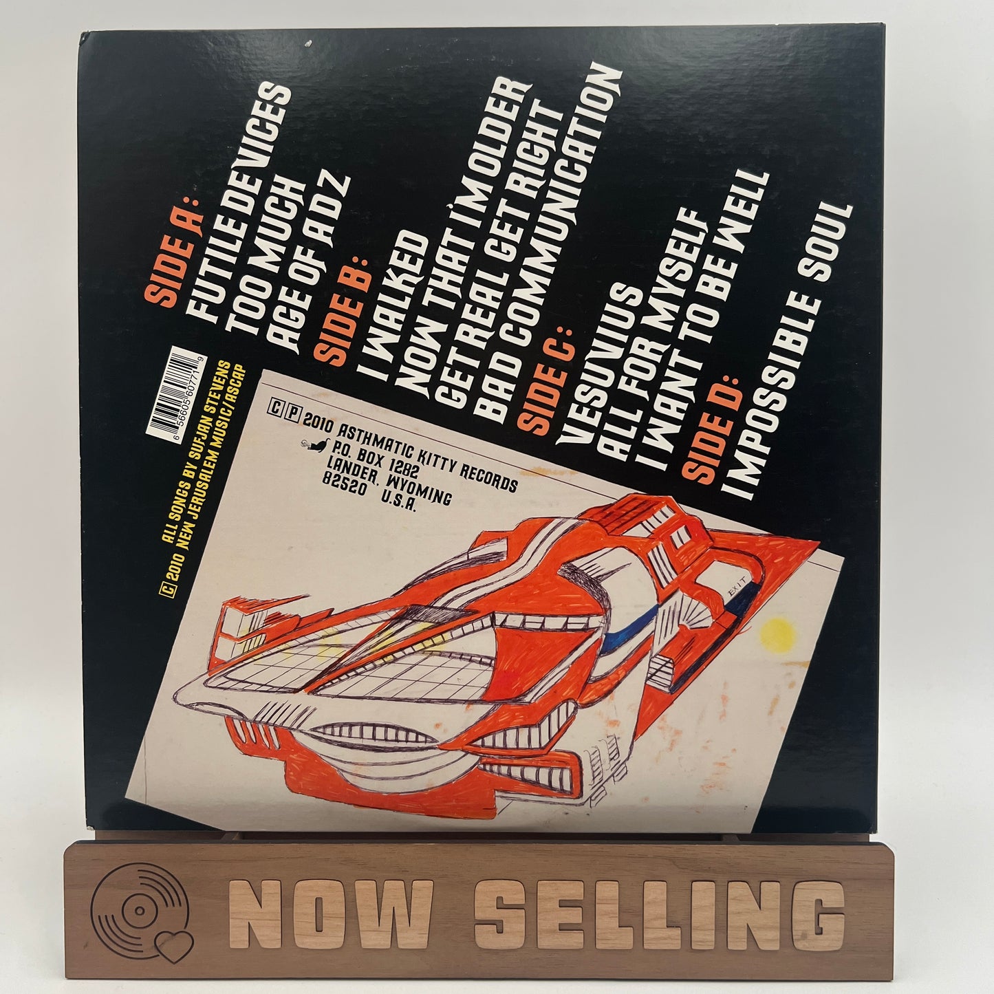 Sufjan Stevens - The Age Of Adz Vinyl LP 180 Gram Original 1st Press