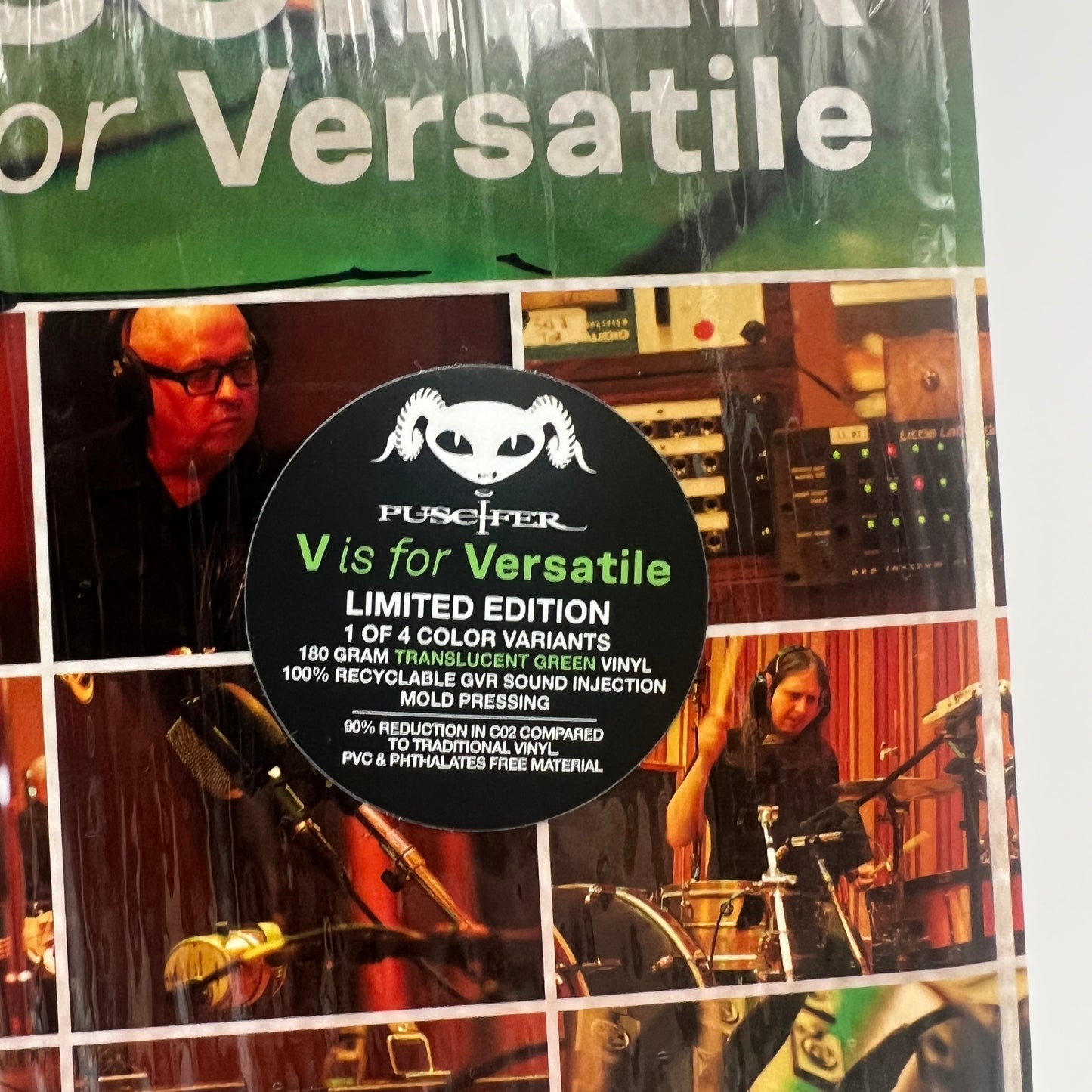 Puscifer - V is for Versatile Vinyl LP Green Translucent Signed by Carina