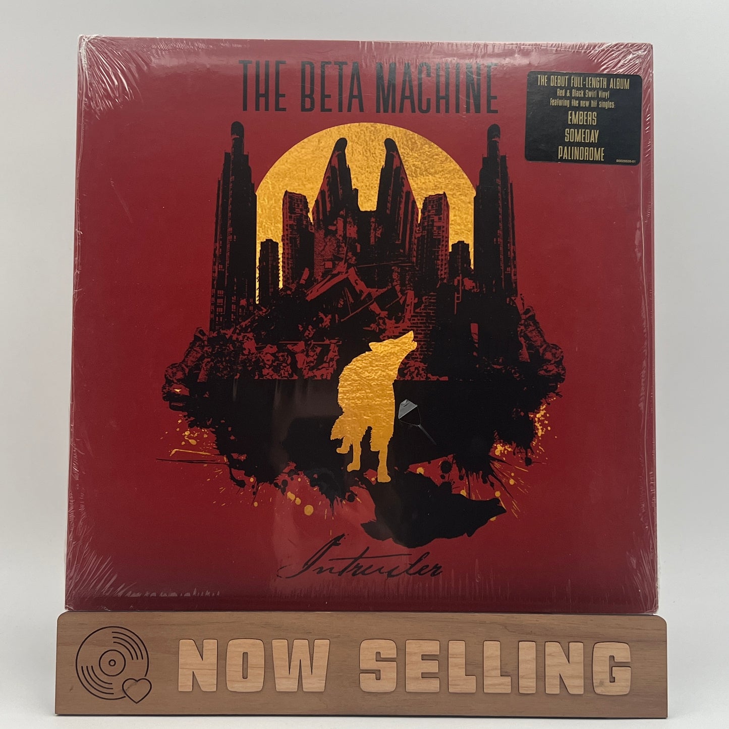 The Beta Machine - Intruder Vinyl LP Red Marble Swirl