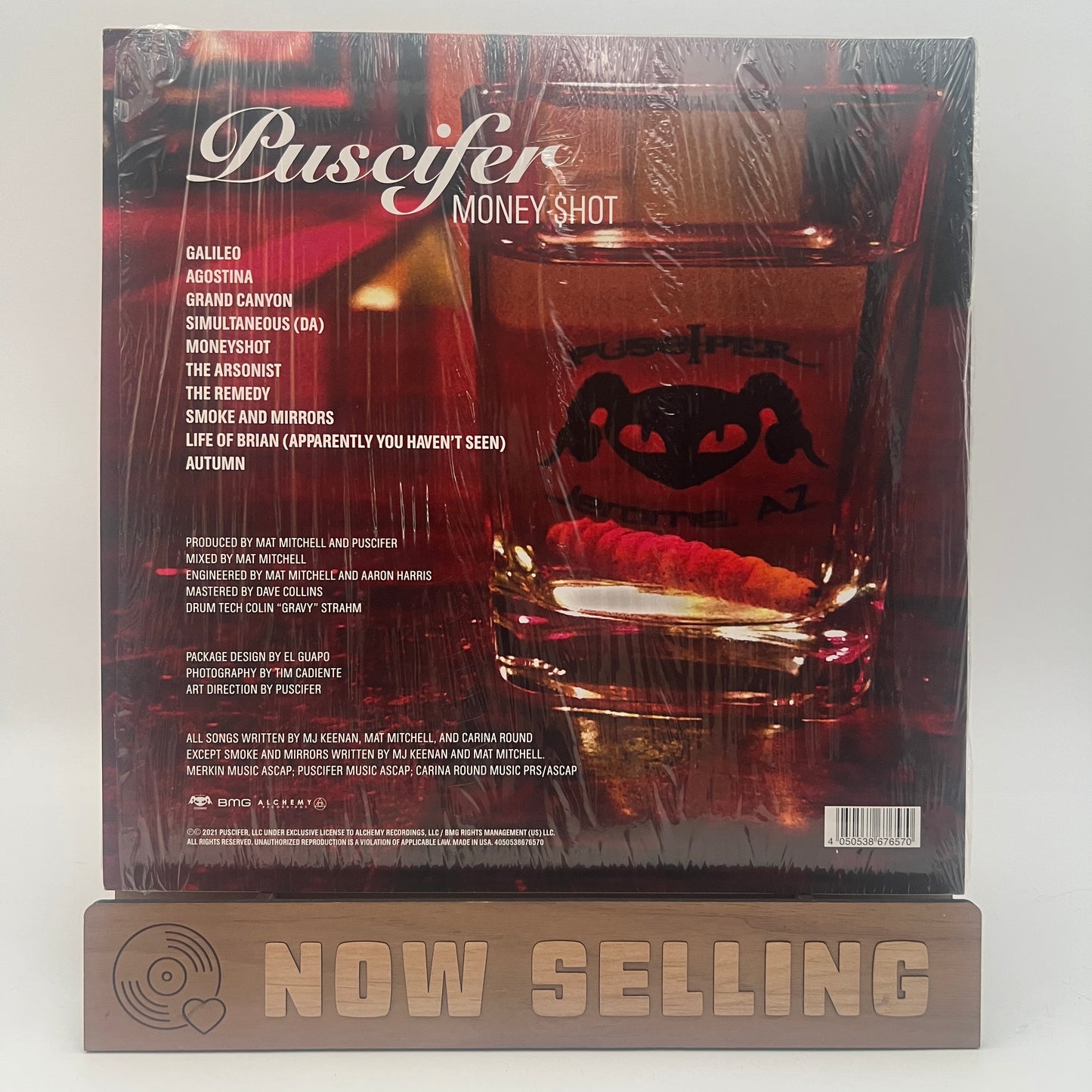 Puscifer - Money Shot Vinyl LP Black Signed by Carina Round and Mat Mitchell