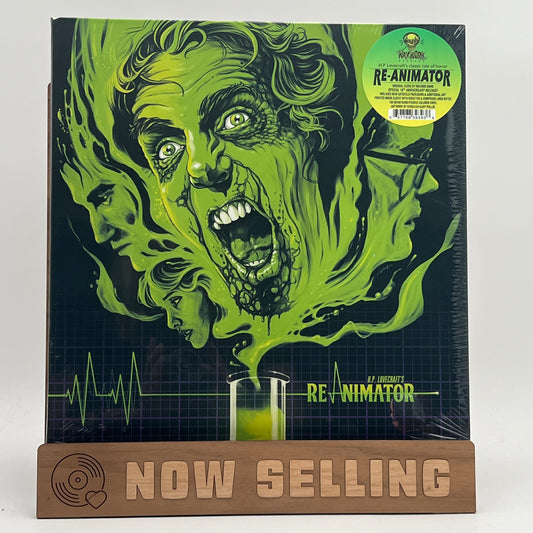 H.P. Lovecraft's Re-Animator Soundtrack Vinyl LP Green Hand Poured Swirl Richard Band