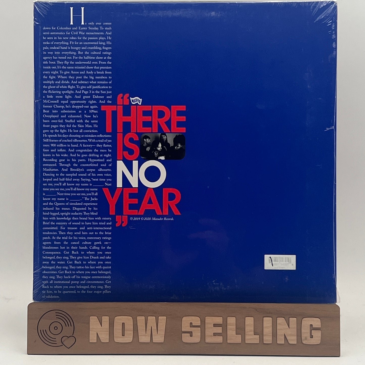 Algiers - There Is No Year Vinyl LP Blue Transparent with Void Flexi