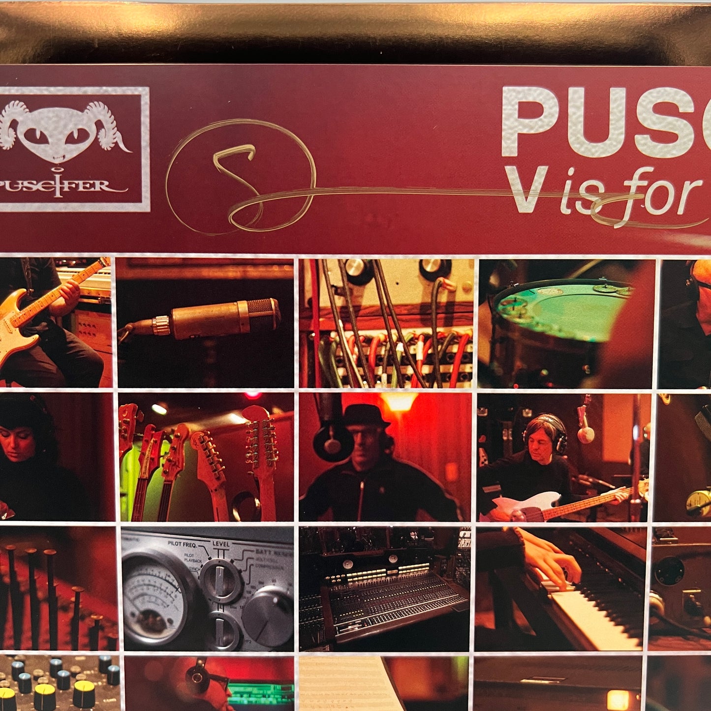 Puscifer - V is for Versatile Revolver Bronze Signed by Carina
