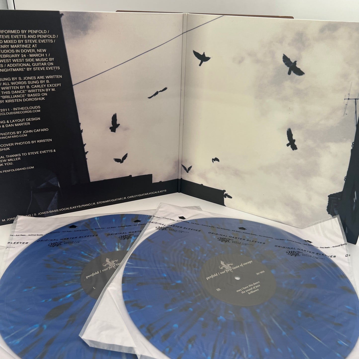 Penfold - Our First Taste Of Escape Vinyl LP Blue w/ Splatter