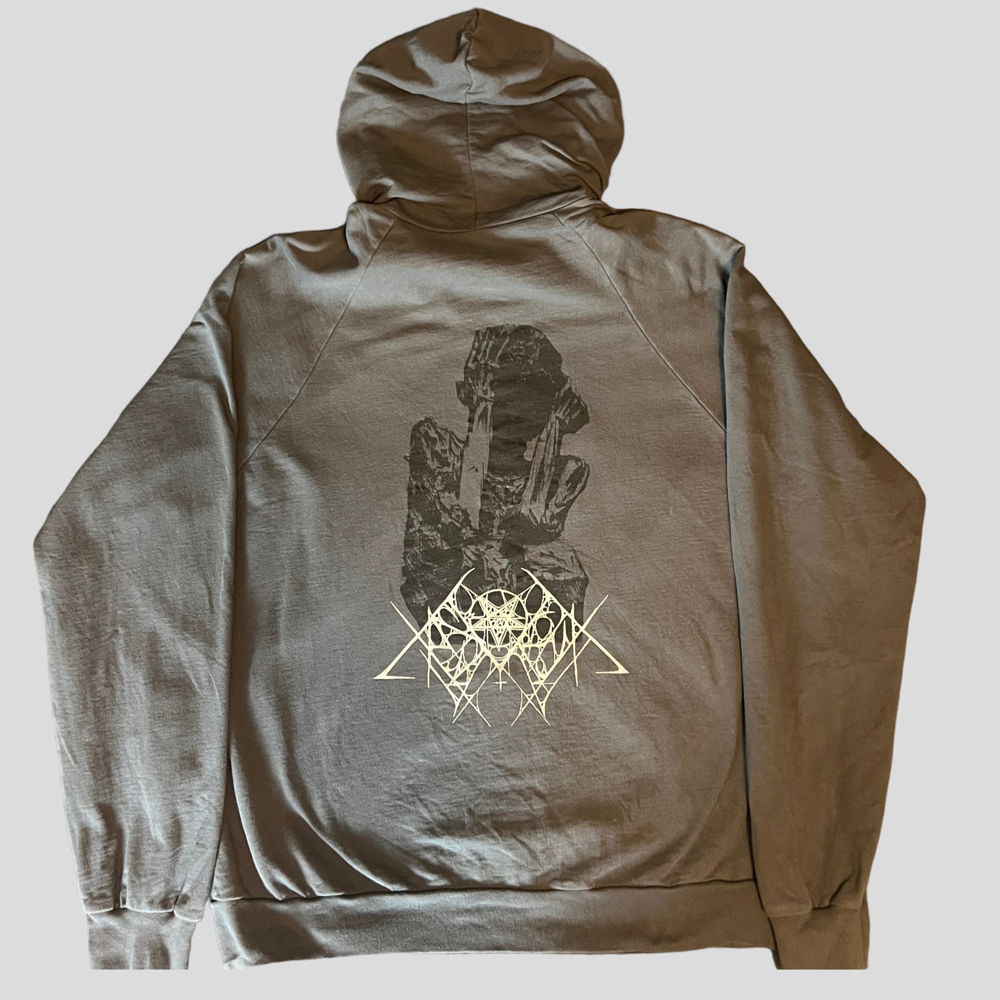 Xasthur - Subliminal Genocide Zip Up Hoodie Size XL
