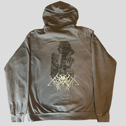 Xasthur - Subliminal Genocide Zip Up Hoodie Size XL