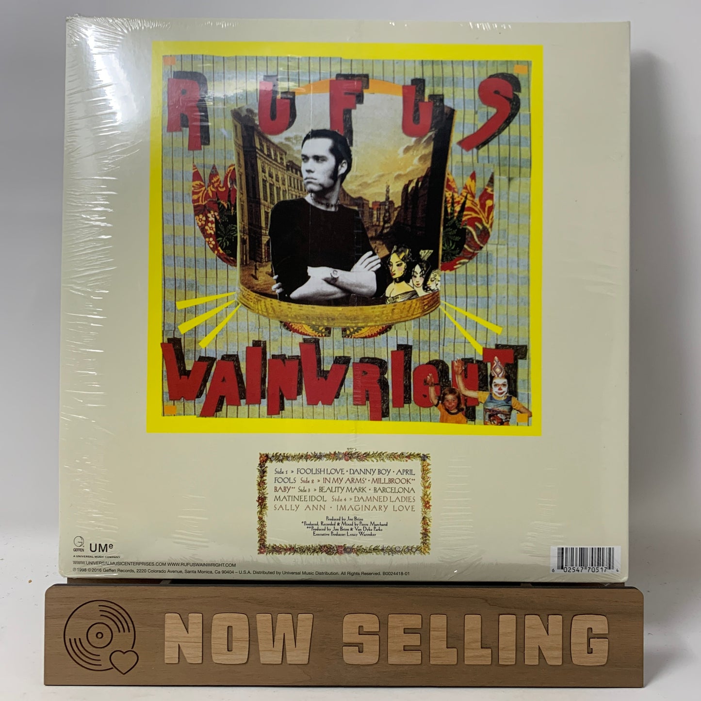 Rufus Wainwright Self Titled S/T Vinyl LP SEALED Reissue