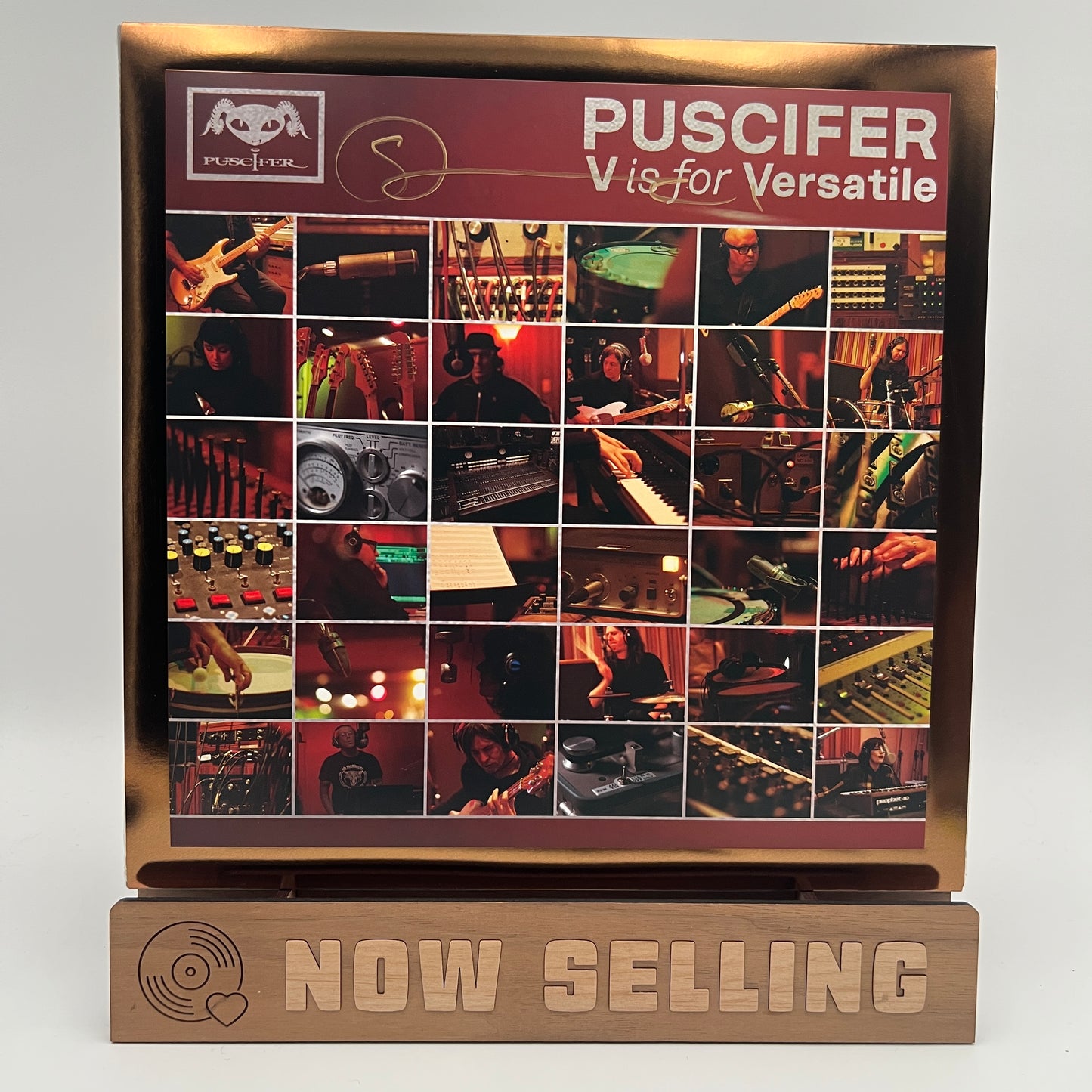 Puscifer - V is for Versatile Revolver Bronze Signed by Carina