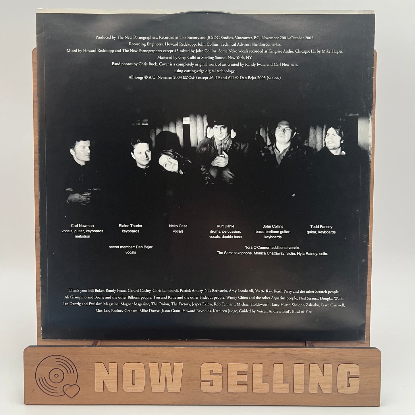 The New Pornographers - Electric Version Vinyl LP Original 1st Press