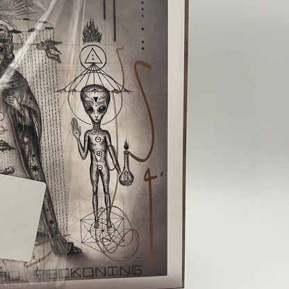 Puscifer - Existential Reckoning Vinyl LP Gray Translucent Marble Signed by Maynard, Mat and Carina