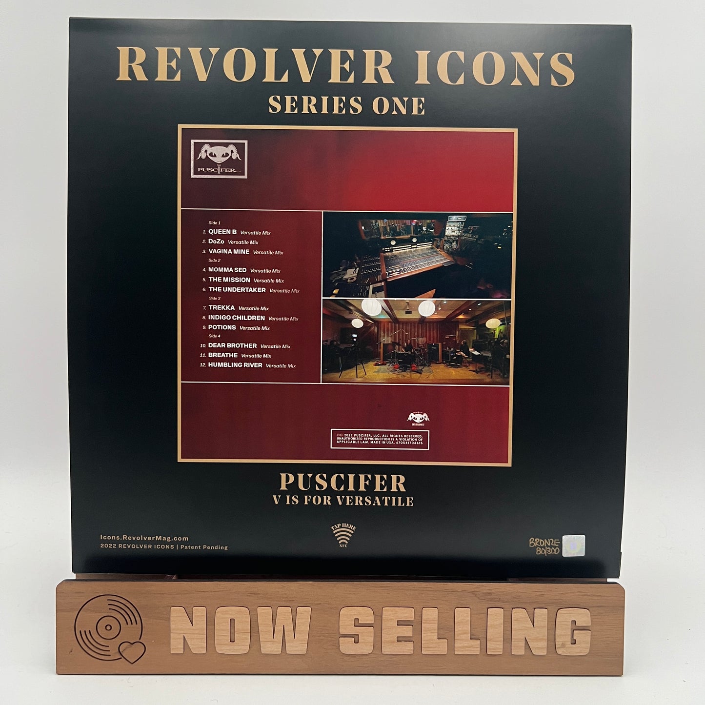 Puscifer - V is for Versatile Revolver Bronze Signed by Carina