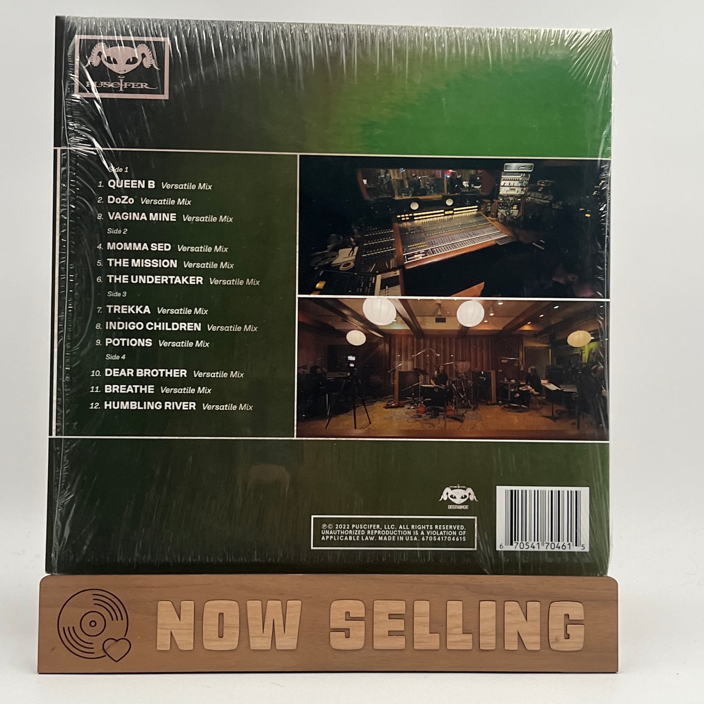 Puscifer - V is for Versatile Vinyl LP Green Translucent Signed by Carina