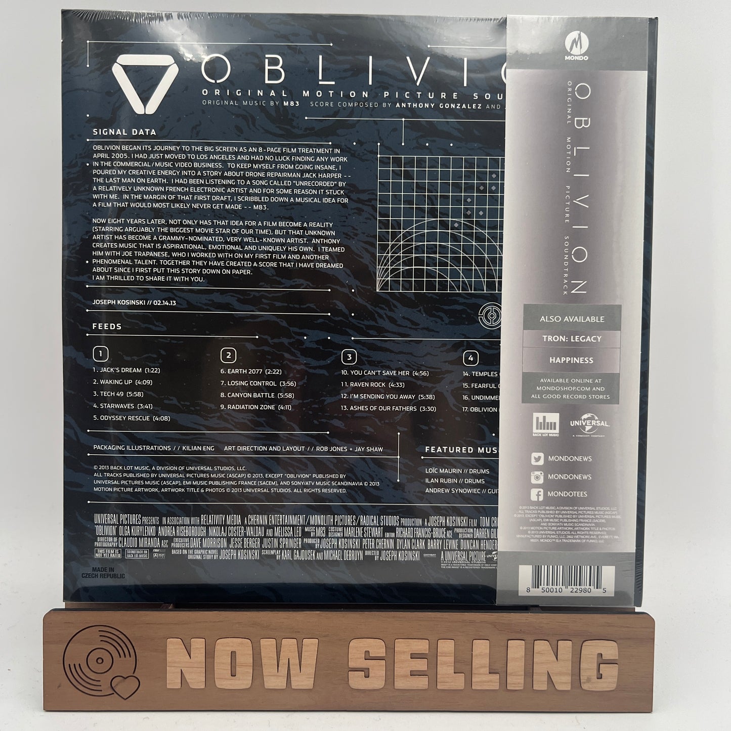 M83 - Oblivion Soundtrack Vinyl LP SEALED Eco