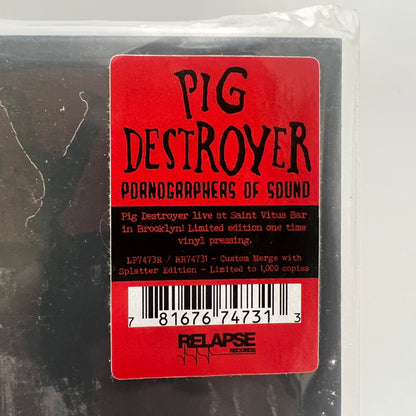 Pig Destroyer - Pornographers Of Sound (Live) Vinyl LP Splatter