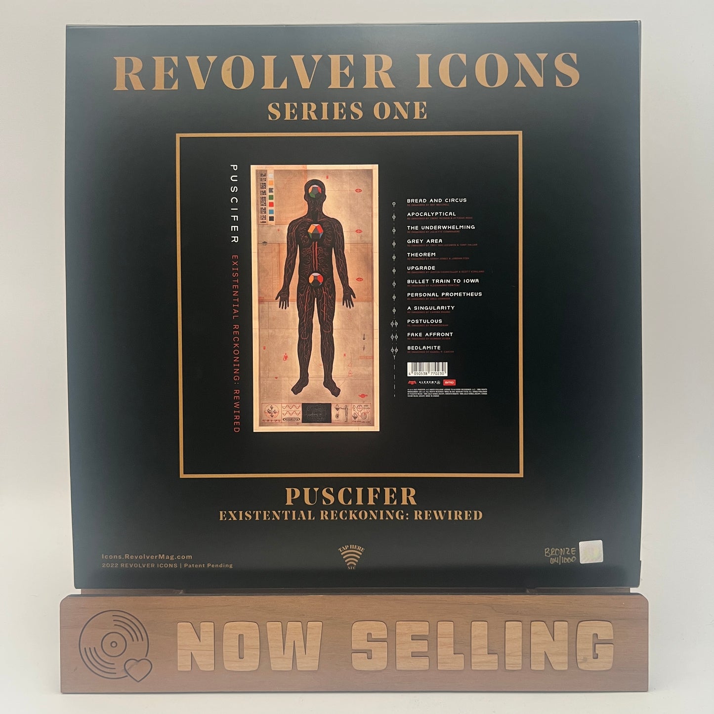 Puscifer - Existential Reckoning: Rewired Vinyl LP Bronze #64 Signed by Carina and Mat