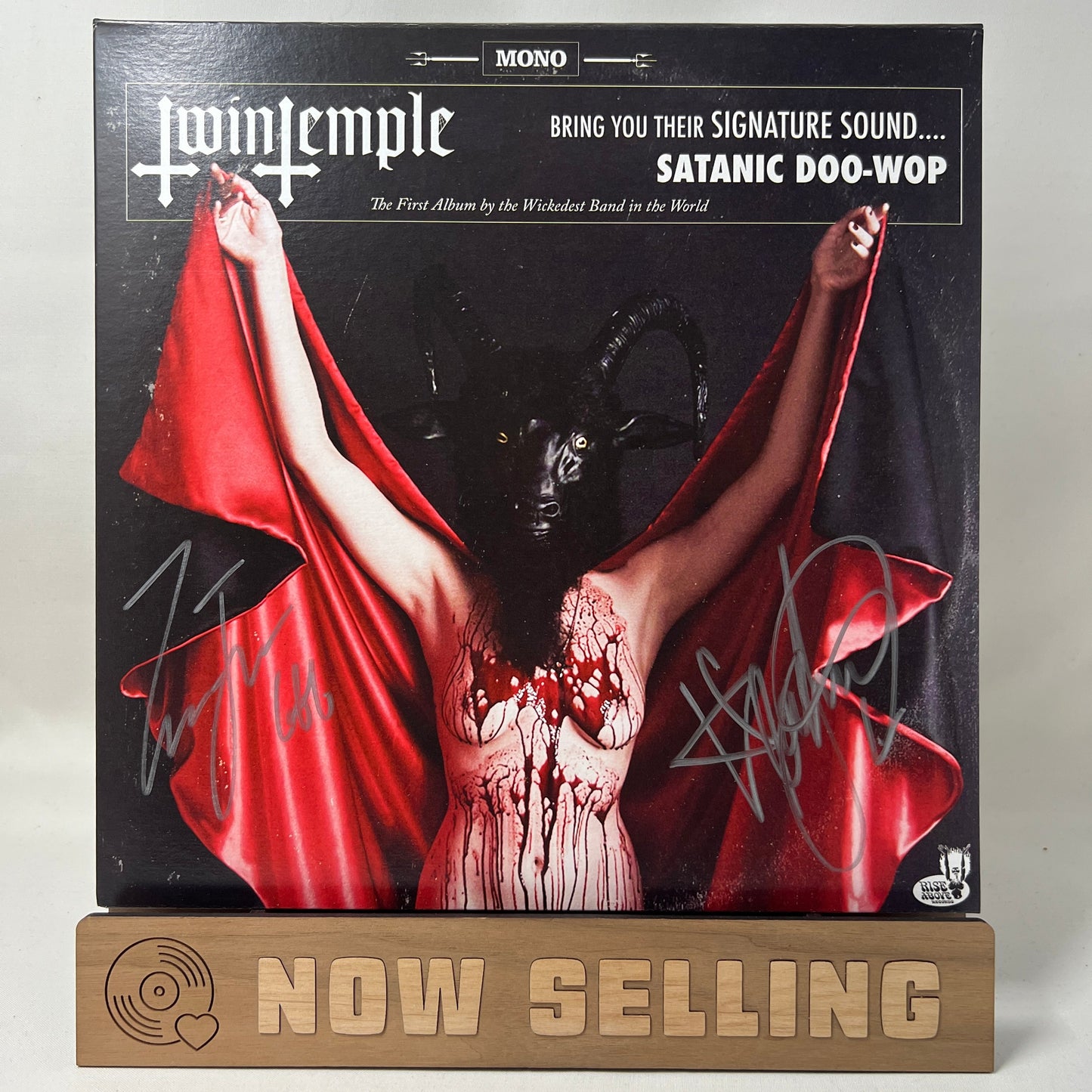 Twin Temple Bring You Their Signature Sound Vinyl LP Tour Trans Black SIGNED