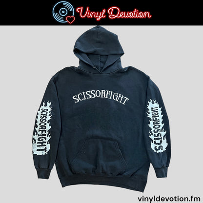 Scissorfight Face First Hammer Down Pullover Hoodie Black Size Large