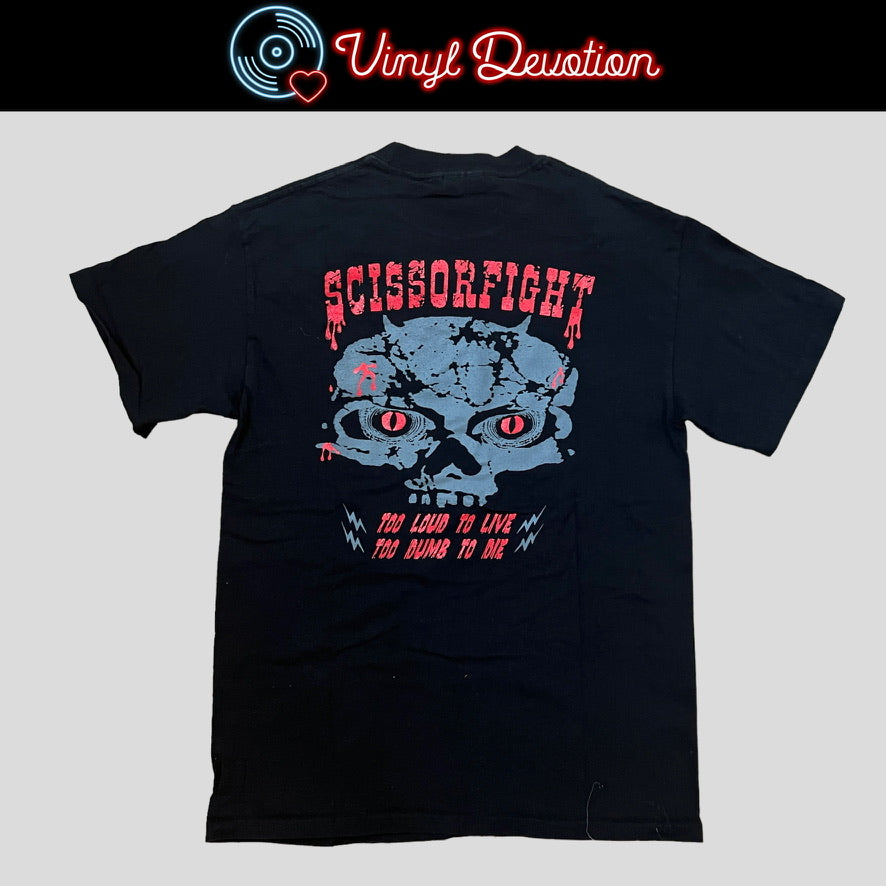 Scissorfight Too Dumb To Die Shirt Size Medium