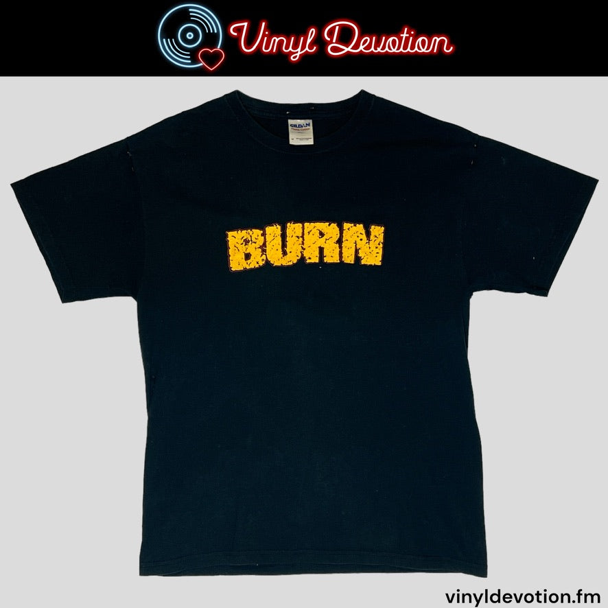Burn Band - Shall Be Judged T-Shirt Size M 2000s Reprint