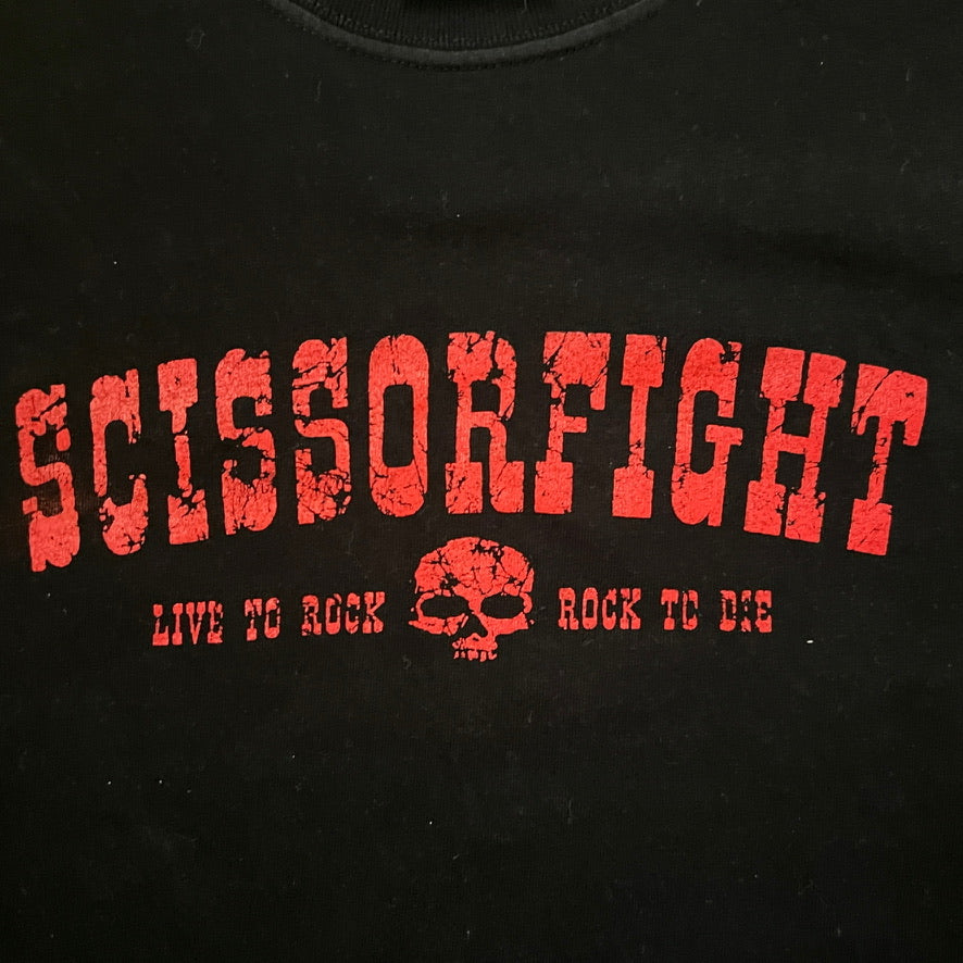 Scissorfight Too Dumb To Die Shirt Size Medium