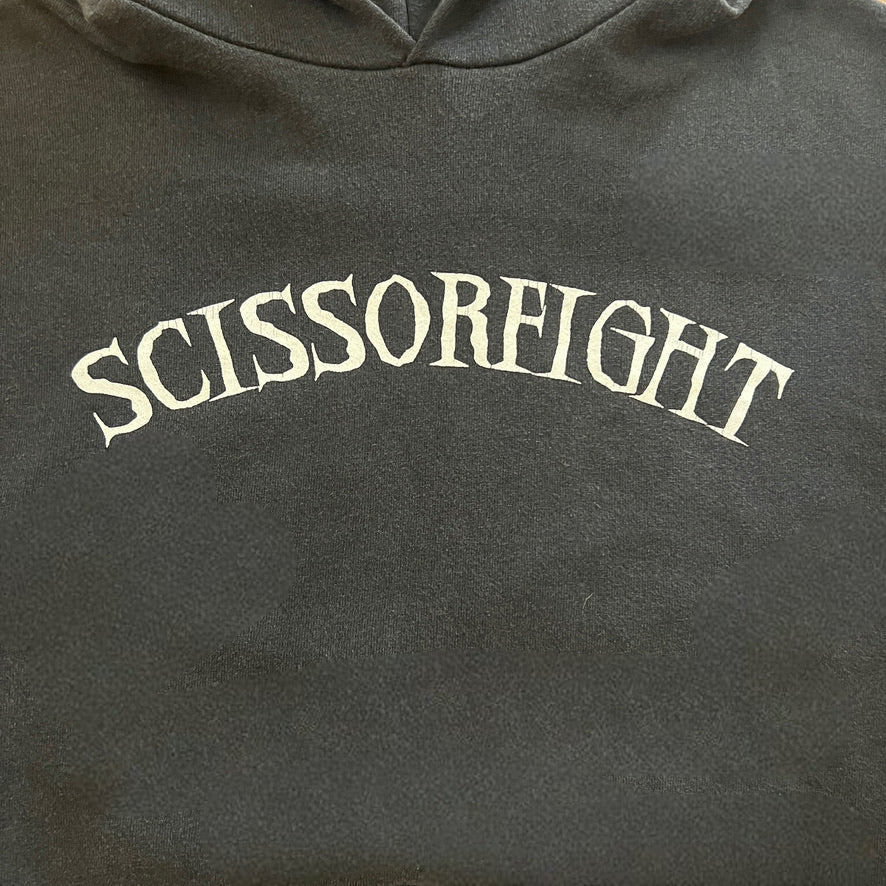 Scissorfight Face First Hammer Down Pullover Hoodie Black Size Large
