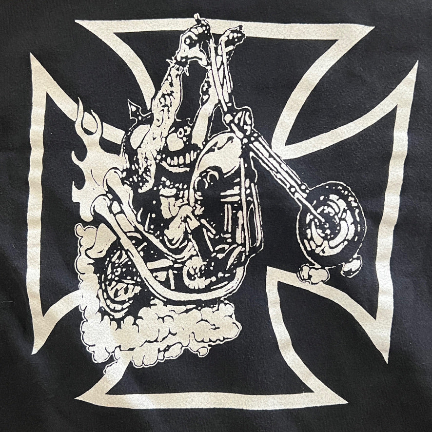 Scissorfight Ride on Muthafucka Zipper Hoodie Black Size L