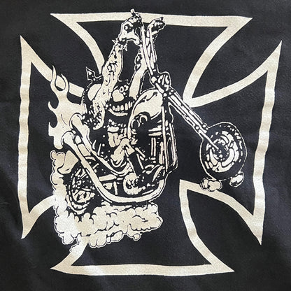 Scissorfight Ride on Muthafucka Zipper Hoodie Black Size L